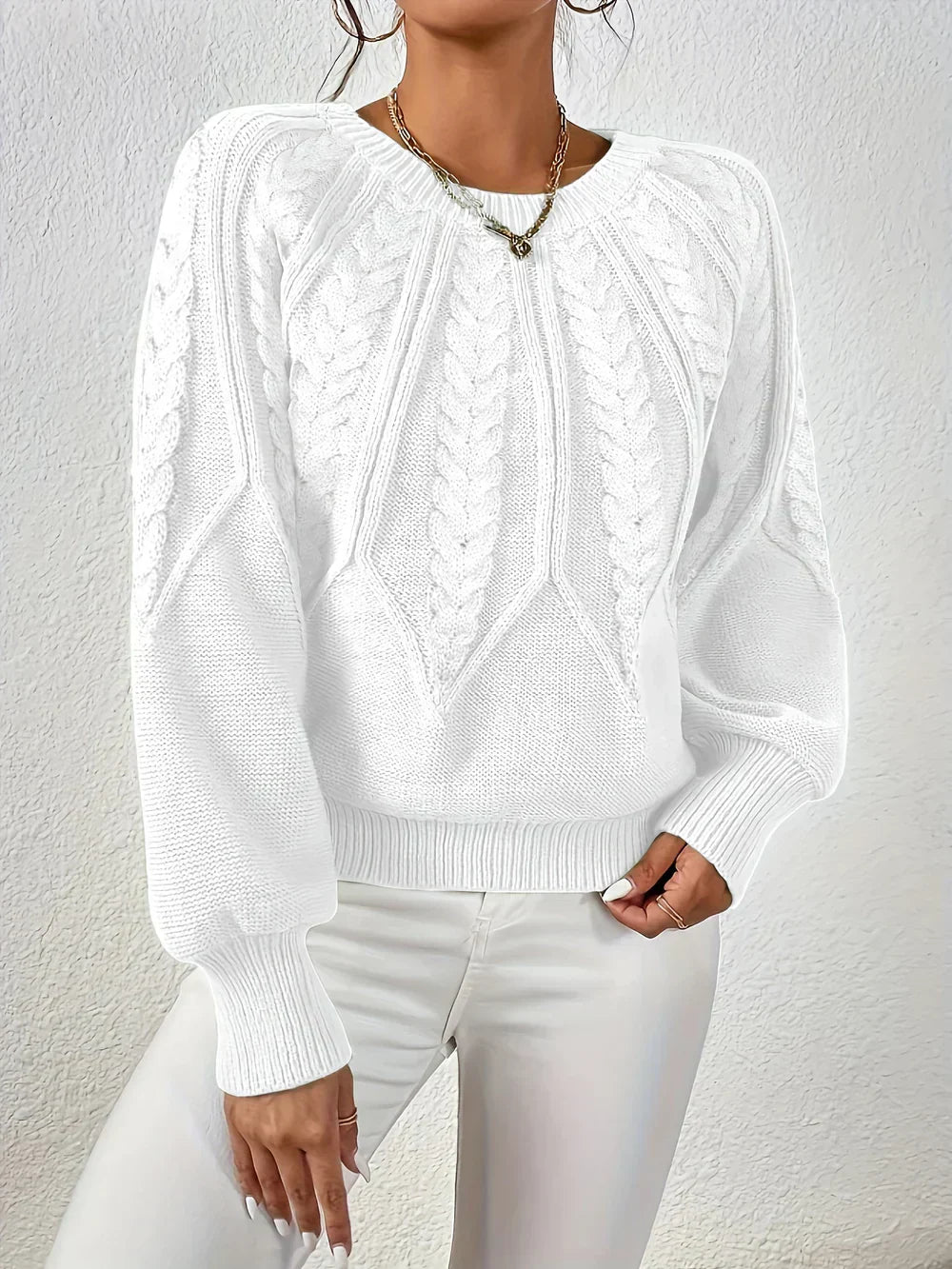 Emilie™ Casual Elegant Kabelstrik Sweater