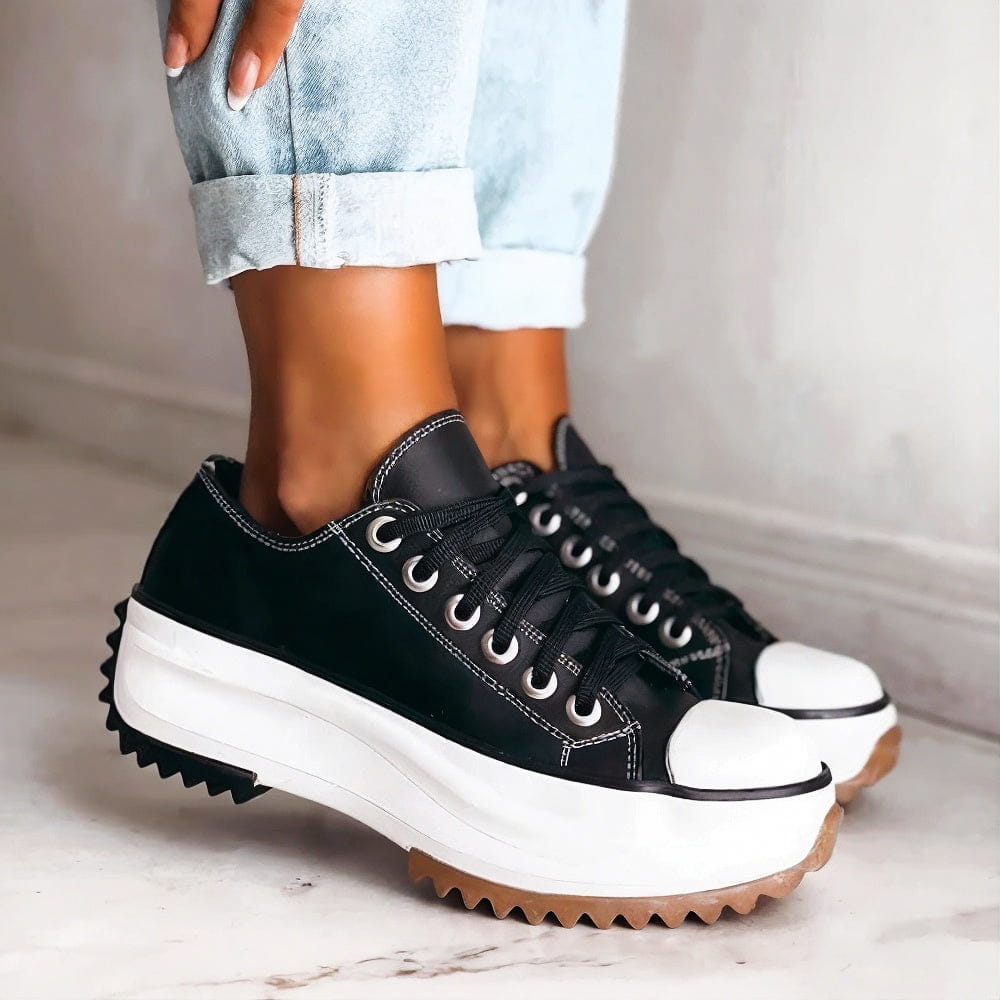 Elisa™ Læder Plateau Sneakers