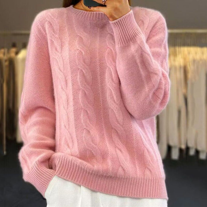 Nathalie™  Hyggelig strikket sweater