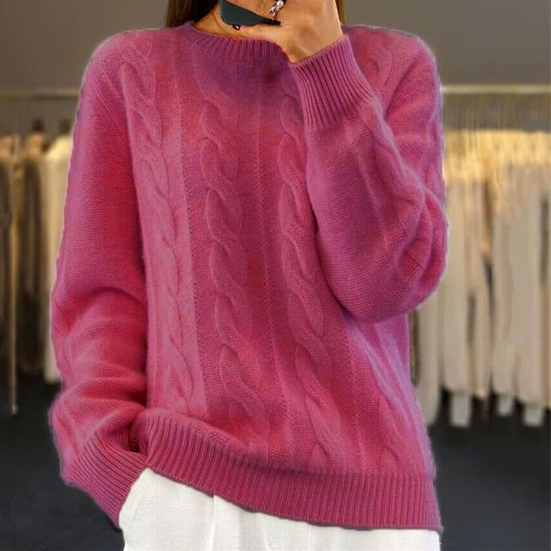 Nathalie™  Hyggelig strikket sweater